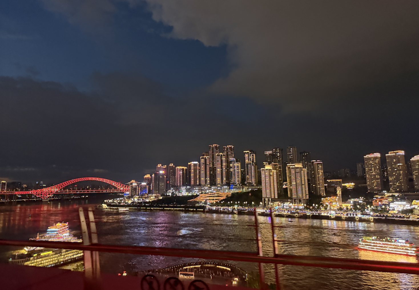Chongqing bij nacht